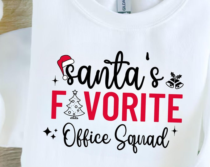Office Squad Christmas SVG PNG, Jolliest Office Squad Svg, Office Squad Xmas Shirts Svg, Office Team Svg, Christmas Gifts To Office Squad