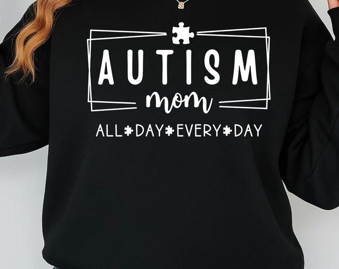 Autism Mom SVG PNG, Autism Awareness Svg, Autistic mom svg, Mom shirt svg, Mother's Day svg, Autism Png, Autism Quote svg, SVG cutting file