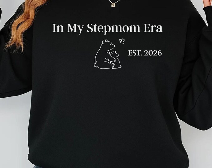 In My Step Mom Era SVG PNG, Cute Bonus Mom SVG File, Funny Stepmom Shirt Design, Mother’s Day Cut File for Cricut