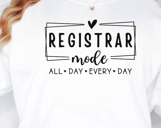 Registrar SVG: School Counselor, Nurse, Secretary Gift (Digital Download)