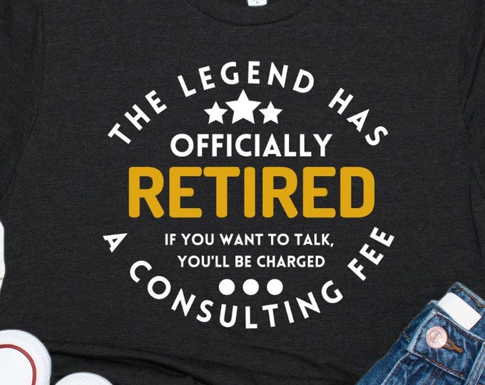 The Legend Has Retired SVG: Retirement Celebration Design (Digital Download)