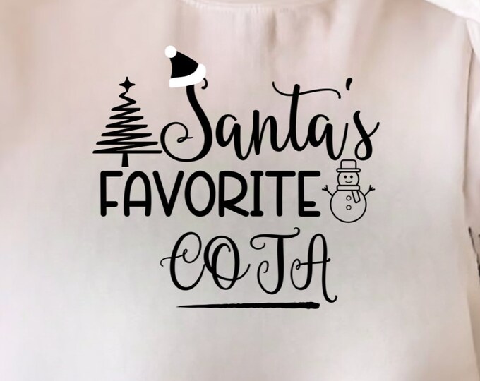 Santa's Favorite Occupational Therapy Assistant SVG PNG: Christmas OT Cut File (Digital Download)