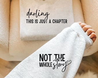 Darling This Is Just a Chapter Not the Whole Story SVG PNG, Inspirational Quotes svg, Positive Daily Affirmation Svg, Women Empowerment Svg