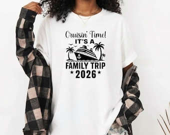 Familien Kreuzfahrt 2026 SVG PNG: Familien Reise 2026 Passende Shirts Design (Digitaler Download)
