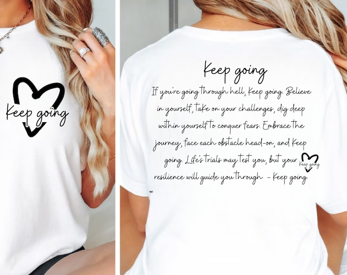 Keep Going SVG, Motivational Inspirational Cut File (Digital Download)