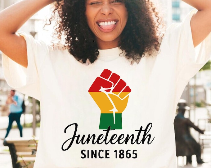 Juneteenth Fist SVG: Black History, African American Design (Digital Download)