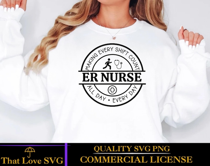 Er nurse svg png pdf, emergency room nurse svg, emergency Nurse SVG, Nurse Life SVG, Healthcare Worker SVG