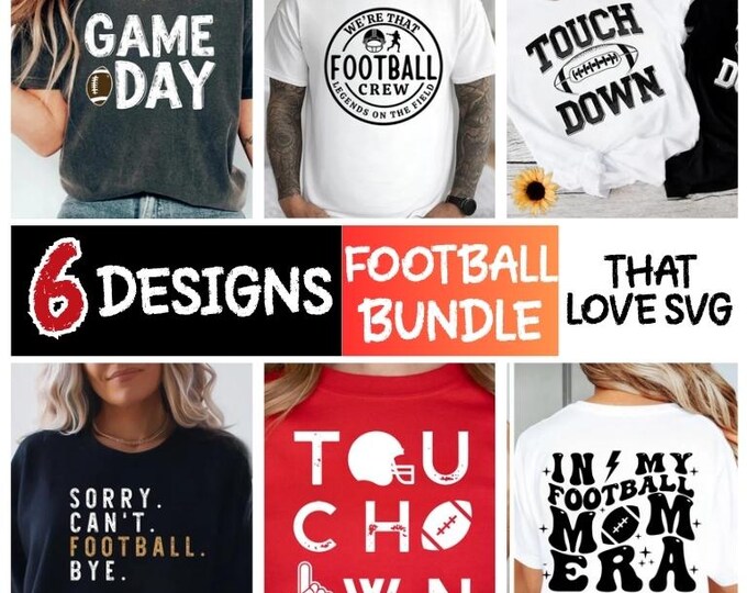 Football Bundle Template, Football Svg Png, Team Template, Football Bundle, Football Shirts, Personalized svg, Team Logo, Cricut Cut Files