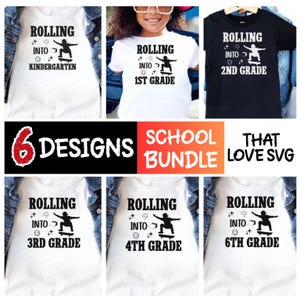 Retro School Grade PNG Bundle: Back to School Designs (Digital Download