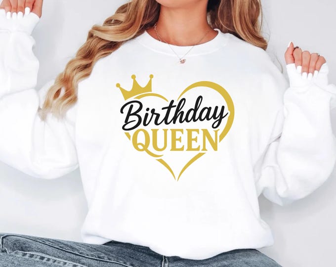 Birthday Queen SVG PNG: Diva Shirt Design (Digital Download)