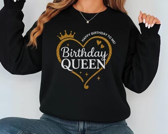 Birthday Queen SVG PNG: Diva Shirt Design (Digitaler Download)