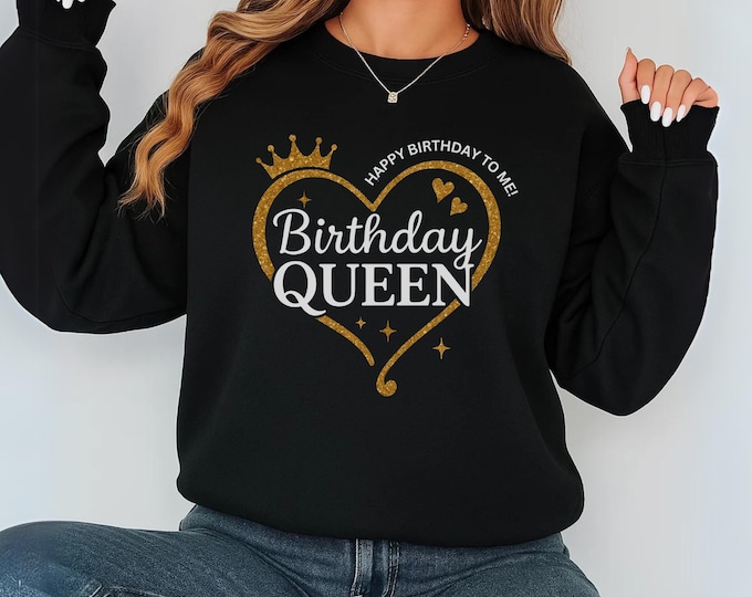 Birthday Queen SVG PNG: Diva Shirt Design (Digital Download)
