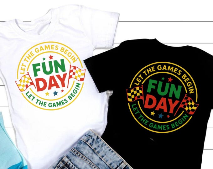 Fun Day SVG PNG: Teacher Shirt, School Game Day (Digital Download)