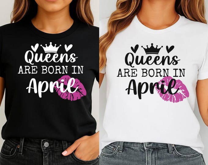 April Birthday Queen SVG: Taurus Zodiac Design (Digital Download