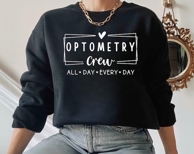 Optometry Crew SVG PNG: Optician Shirt Design (Digital Download)