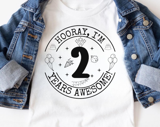 Second Birthday SVG, Shirt Design, Party Decor (Digital Download)