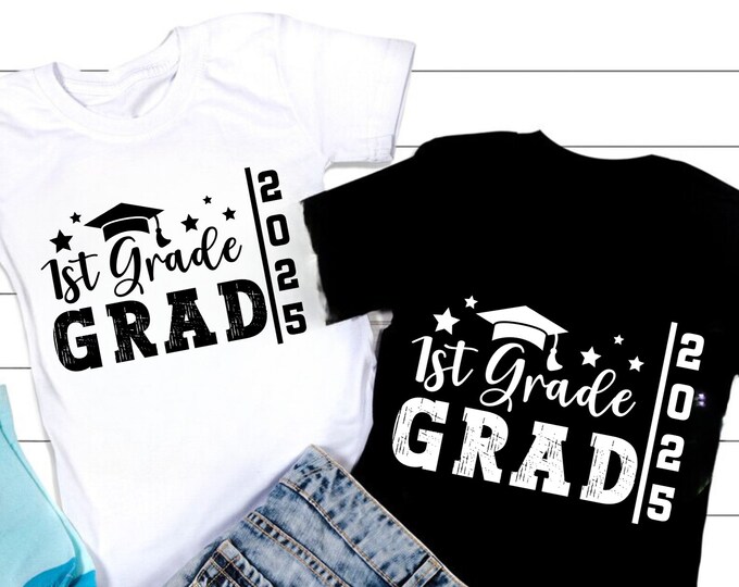 1st Grade Grad SVG PNG: Last Day of School Design (Digital Download)