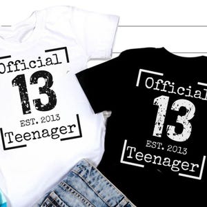 13. Geburtstag Design als Teenager SVG (Digitaler Download)