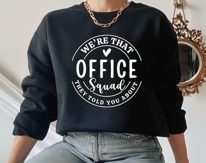 Office Squad SVG, Teacher Coworker Gift (png, eps, dxf) (Digital Download)