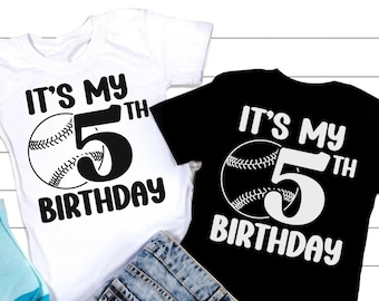 5-årsdag SVG PNG PDF, 5-årsdag Svg, Födelsedag Svg, Femte födelsedag Cricut Cut-filer, Min 5-årsdag Svg, Det är min födelsedag Svg