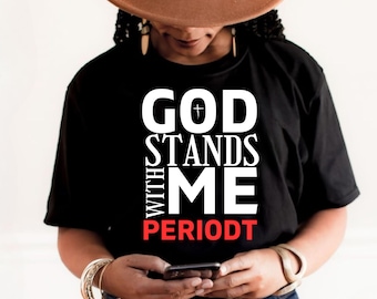 God Stands With Me SVG: Christian Bible Quote (Digital Download)