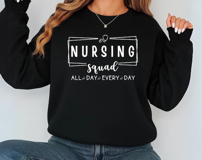 Nursing Squad Svg, Nursing Team SVG PNG, Nursing Crew Svg, Gift To Nurses Svg, Nurse Shirt Svg, Nursing School Svg, Nursing Svg Cut File