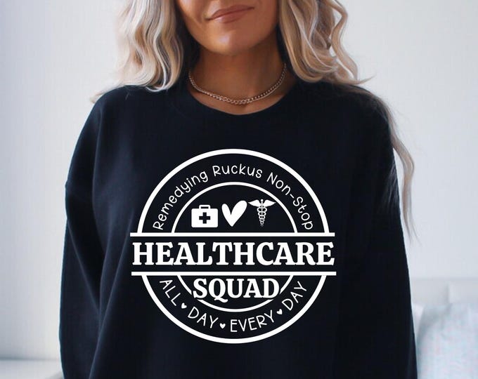 Healthcare Squad SVG, Nurse Doctor CNA Design (Digital Download)