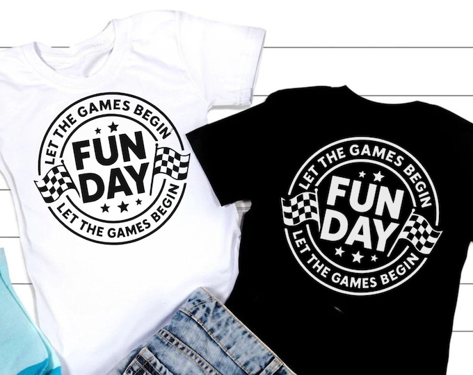 Fun Day SVG PNG: Teacher Shirt, School Game Day (Digital Download)
