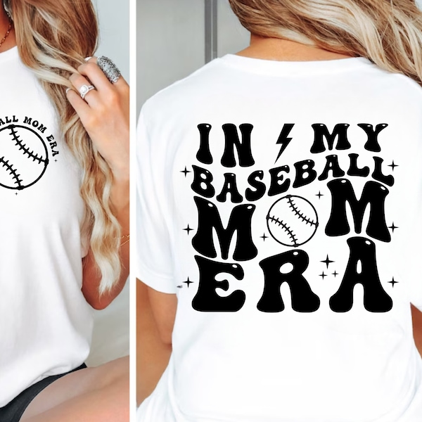 In My Baseball Mom Era SVG, Baseball Mom SVG, Baseball Mom Png, Baseball Mom Era Svg, Baseball Mom Shirt Svg, Baseball Mama Svg,Baseball Svg