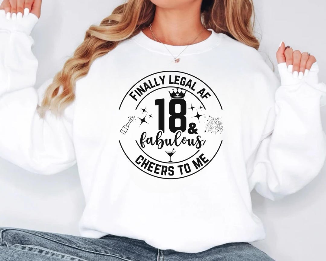 Finally 18 SVG PNG PDF, 18th Birthday Svg, Sweet 18 Shirt Svg, It's My ...