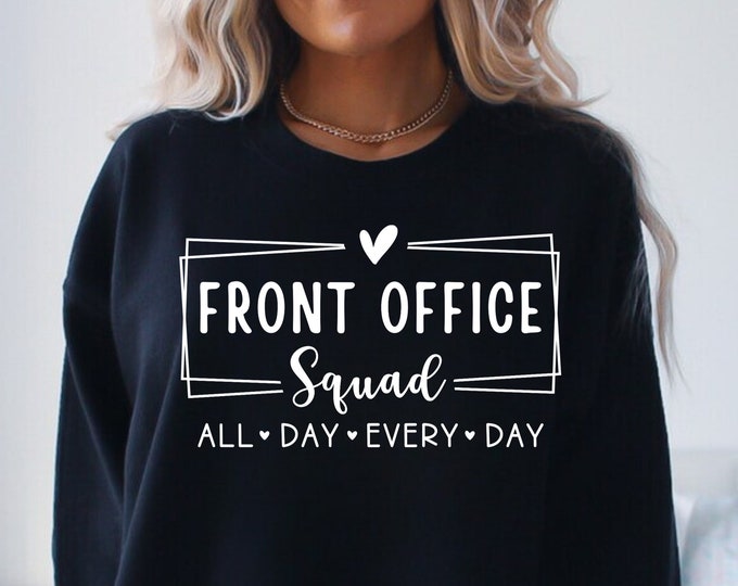 Front Office Squad SVG, School Secretary Design (Digital Download)
