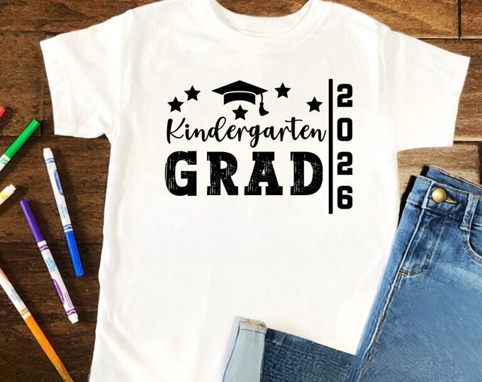 Kindergarten Graduate 2026 SVG, Kinder Graduate 2026 SVG, Kindergarten graduation shirt 2026, Kinder Grad 2026 SVG