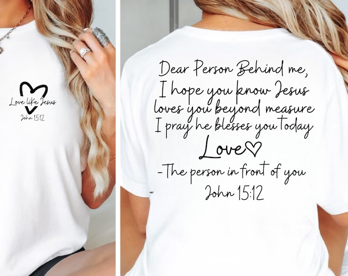 Love Like Jesus SVG, Christian Bible Quote (Digital Download)