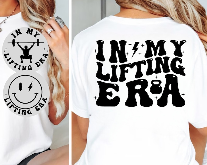 In My Lifting Era Png: Fitness Mom Design (Digital Download)