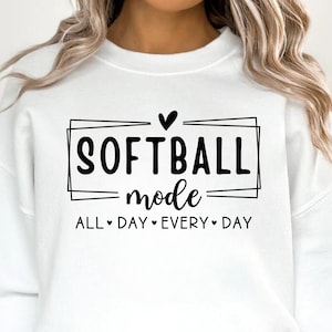 Softball SVG Design: Shirt, Dad, Mom, Heart (Digital Download)