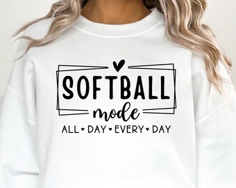 Softball SVG Design: Shirt, Dad, Mom, Heart (Digital Download)