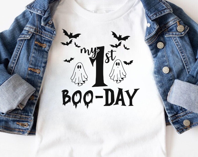 My 1st Boo-Day svg, Halloween Birthday svg, First Boo Day Shirt svg, 1st Boo-Day Shirt svg, Boys Girls 1st Halloween Birthday Shirt svg png