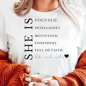 Woman Affirmation SVG: She Is Strong, Empowerment Design (Digital Download)