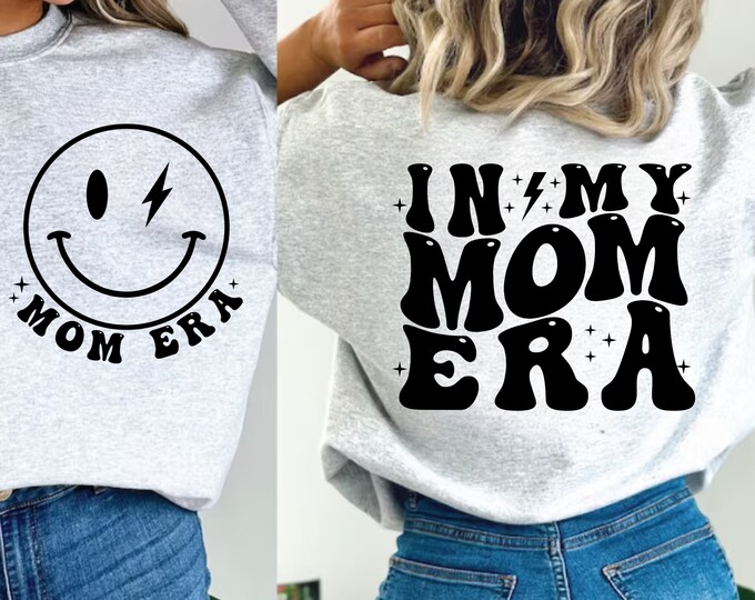 Mom Era SVG PNG: Trendy Mama Shirt Cut File (Digital Download)