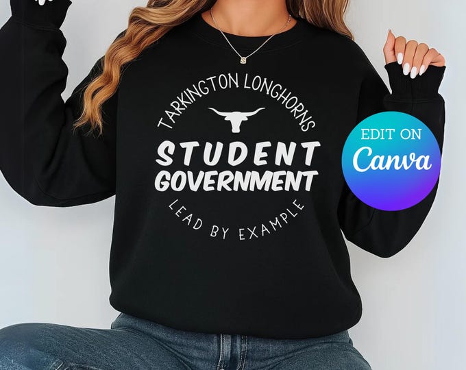 Student Government SVG, School Shirt Design (Digital Download)