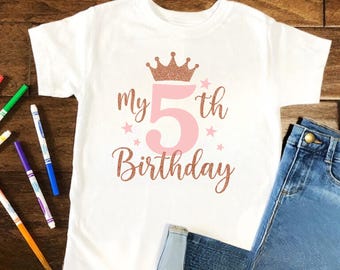 5-årsdag SVG PNG PDF, 5-årsdag Svg, Födelsedag Svg, Femte födelsedag Cricut Cut-filer, Min 5-årsdag Svg, Det är min födelsedag Svg