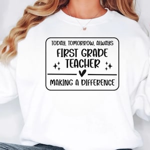 First Day of 1st Grade SVG: Back To School T-Shirt Design (Digital Download