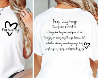 Keep laughing SVG, Motivational Svg, Keep Shining Svg, Inspirational Svg, Self Worth Svg, Self Love Svg, Cut Files, Cricut, Svg, let them