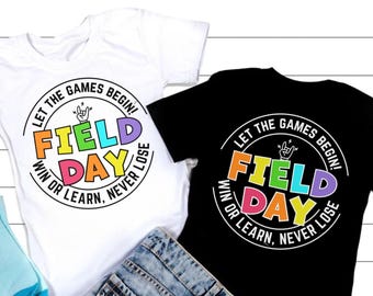 Feldtag SVG: Lass die Spiele beginnen, Lehrer-Design (Digitaler Download)
