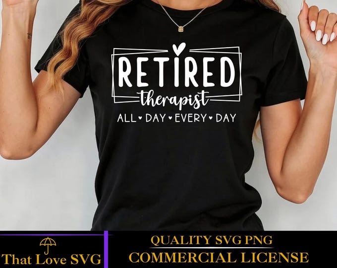 Retired Therapist svg png, Officially Retired Therapist SVG, Funny Therapist Retirement SVG, Retired 2026 SVG, Counselor Gift svg