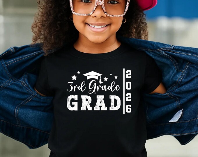3rd Grade Svg, Third Grade Svg, Teacher Svg, Graduate Shirt Svg, Back To School Svg, Graduation Svg, School Svg, 3rd Grade Graduate Svg
