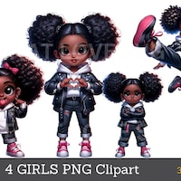 Little Black Girl PNG Clip Art - Black School Girl Png Clipart, Afro ...