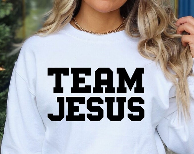 Team Jesus Svg: Faith Bible Verse, Sport Font (Digital Download)
