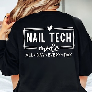 Nail Tech SVG PNG: Nail Salon Boss Shirt Design (Digital Download)