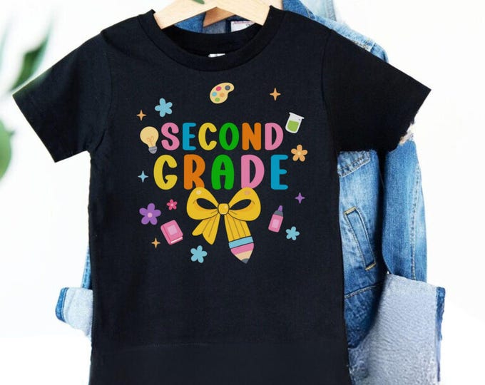 Retro Second Grade Teacher SVG: Back To School Design (Digital Download
